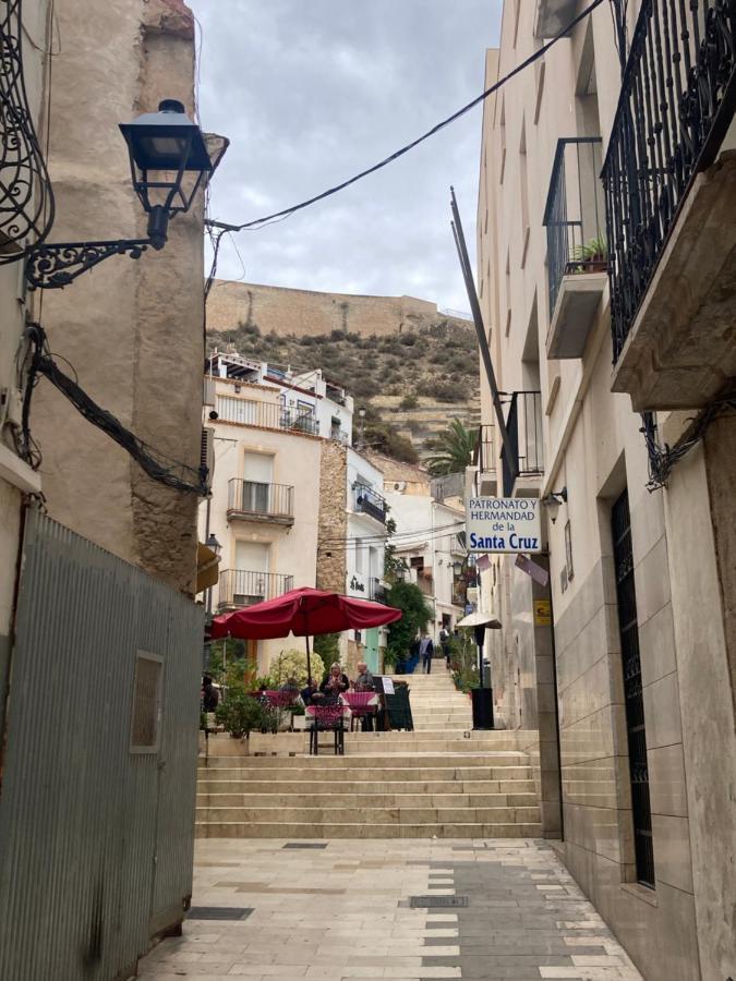 Private Terrace-Romantic-Sea, Castle Views-Central Alicante Exterior foto