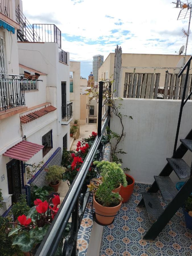 Private Terrace-Romantic-Sea, Castle Views-Central Alicante Exterior foto